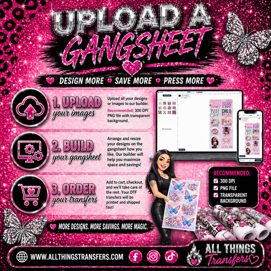 Upload DTF Gang Sheet