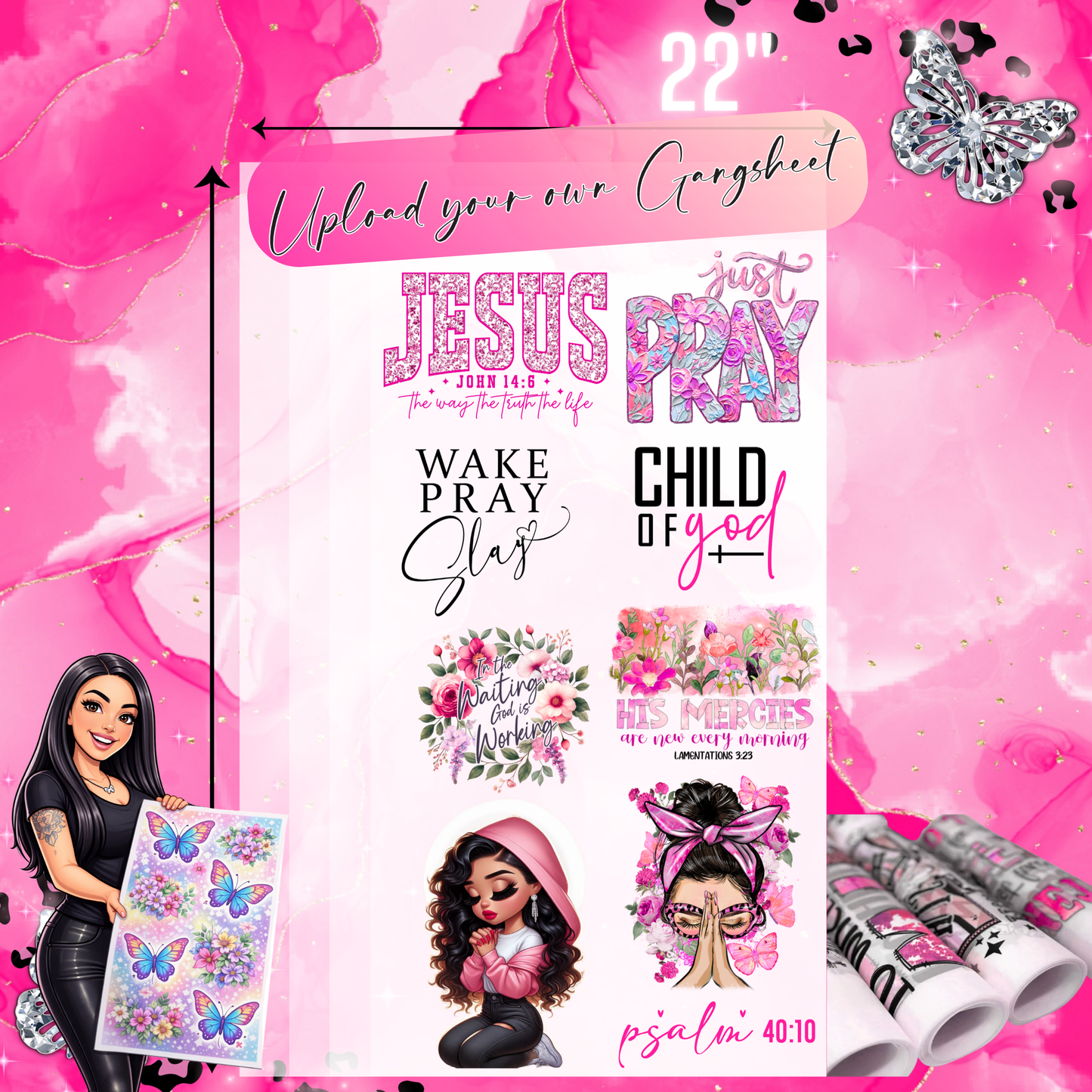 Upload DTF Gang Sheet